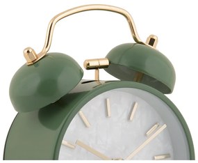 Karlsson 6009DG design ébresztőóra, zöld, átmérő12 cm