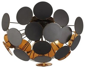 Searchlight 3073-3BG - Mennyezeti lámpatest DISCUS 3xE14/60W/230V