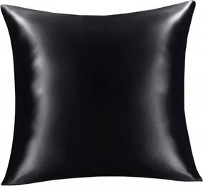 Szatén huzat 40x40cm fekete