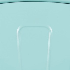 Türkiz fém étkezőszék szett 2 db-os – Ixia