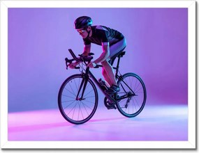 Poszterek keretben 40x30 Kollázs Kerékpározás