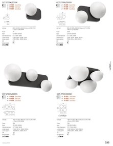 Redo 01-4333 - LED mennyezeti lámpatest LUMIEN 4xLED/26W/230V 2700/3000K CRI90 fekete