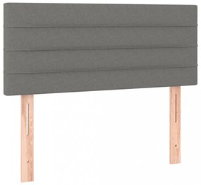 sötétszürke szövet fejtámla 80 x 5 x 78/88 cm