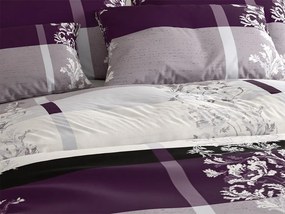 Poliészter-pamut ágynemű LUXURY lila Ágyneműhuzat mérete: 70 x 90 cm | 140 x 200 cm