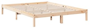 tömör fenyőfa extra hosszú ágykeret matrac nélkül 140 x 210 cm