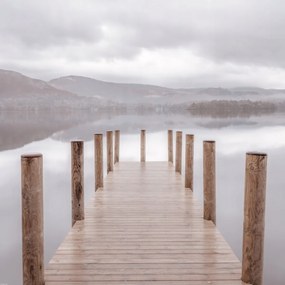 Poszter 70x70cm Móló Derwentwaterben 2, Assaf Frank