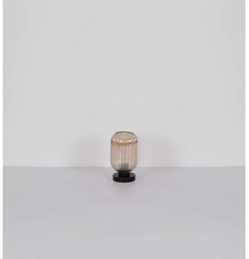 Globo 15469TA - Asztali lámpa NORMY 1xE27/40W/230V barna