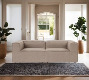 Kétszemélyes kanapé Flora (barna). Akció -22%. 1073587