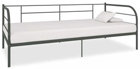 szürke fém kanapéágy-keret 90 x 200 cm