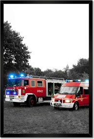 Poszterek keretben 40x60 Tűzoltóság