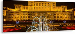 Kép - A Parlament palotája, Bukarest, Románia (120x50 cm)