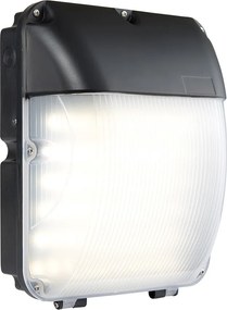 ENDON 67177 LUCCA Modern Kültéri Fali Lámpa Matt Fekete, Opál LED IP44