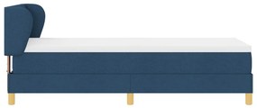 Boxspring Ágy Matraccal - Kék - 80x200 cm - Szövet