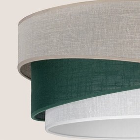 Brilagi - ARROW kábeles függőlámpa 1xE27/60W/230V Ø 45 cm bézs/zöld/fehér