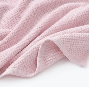 Goldea pamut frottír törölköző / fürdőlepedő micro pure - pasztell rózsaszín 30 x 50 cm