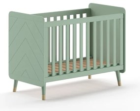 Petróleumkék borovi fenyő babaágy 60x120 cm BILLY – Vipack