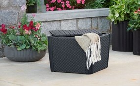 Allibert Asztal + doboz LUZON grafit