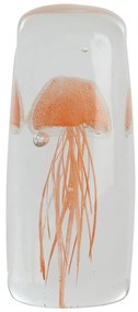 Üveg papírnehezék (magasság 13 cm) Jellyfish – Light &amp; Living