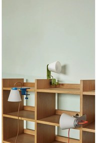 Szürke asztali lámpa üveg búrával (magasság 23 cm) Lure – Hübsch