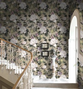 Holden Decor Tales of the Manor Pendula arany-ezüst gyümölcsös vlies tapéta – 91913