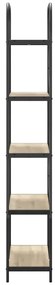 Könyvespolc sonoma tölgy 80 x 30 x 183 cm Faanyag