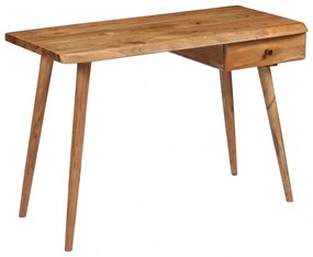 tömör akácfa íróasztal 110 x 50 x 76 cm