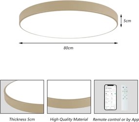 Brilagi - Dimmelhető LED medencelámpa POOL SMART LED/100W/230V 80 cm bézs Wi-Fi Tuya+távirányító