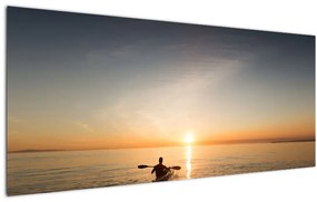 Kép - kajak a tengeren (120x50 cm)