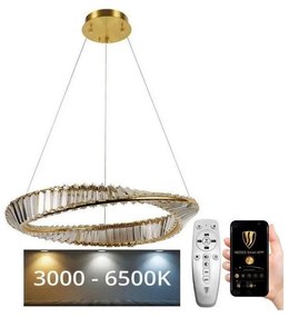 NEDES LED Dimmelhető kristály csillár zsinóron LED/40W/230V + távirányítás ND3603