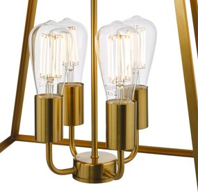 Dar Lighting klasszikus vintage függeszték academy sárgaréz daraca8635