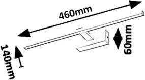 Rabalux beltéri led fali lámpa 8w 450lm 4000k matt fehér albina