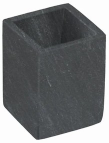 Sötétszürke márvány fogkefetartó pohár Aixa – Kave Home