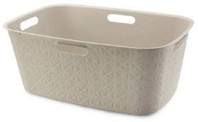 Curver Tisztító kosár LAUNDRY HAMPER 45L, bézs színű