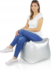 Cubo Ökobőr ülőgarnitúra Puff Ezüst