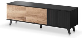 TV asztal Ranae RTV1 (wotan tölgy + fekete). 1038835