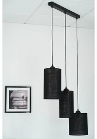 Brilagi - TUBES 3xE27/15W/230V fekete függeszték
