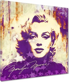 Vászonkép 80x80 Marilyn Monroe Lila