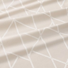 Goldea pamut ágyneműhuzat - geometriai vonalak lattén 140 x 200 és 70 x 90 cm