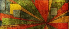 A geometriai absztrakció képe (120x50 cm)