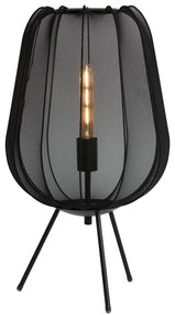 Fekete asztali lámpa (magasság 60 cm) Plumeria – Light &amp; Living