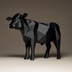 Tehén Modern Dekorációs Figura 25 cm hosszú