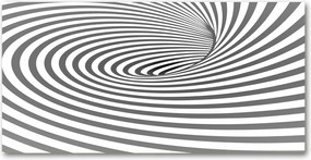 Fotótapéta üveg falra Csíkos spirál 140x70