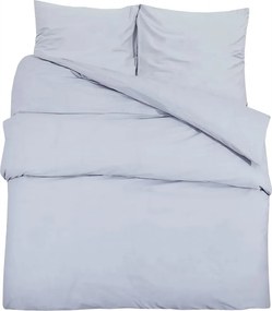 vidaXL szürke mikroszálas ágyneműhuzat-garnitúra 200 x 200 cm