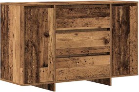 vidaXL Széf fiókkal Öreg fa 120 x 41 x 75 cm Faanyag