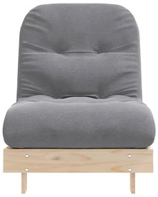 tömör fenyőfa futon kanapéágy matraccal 70 x 206 x 11 cm