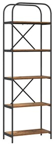 Könyvespolc Régi fa 60 x 30 x 183 cm Faanyag