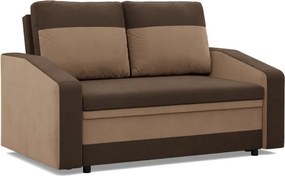 Hewlet kanapé, szövet anyag, barna