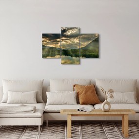 Tó a ragyogó nappal képe (90x60 cm)