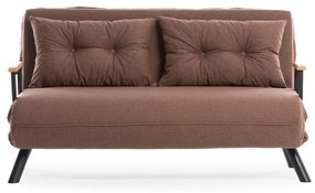 2 személyes kanapéágy Homoko 2-Seater - Világos Barna