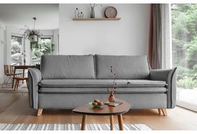 Szürke kinyitható kanapé 225 cm Charming Charlie – Miuform